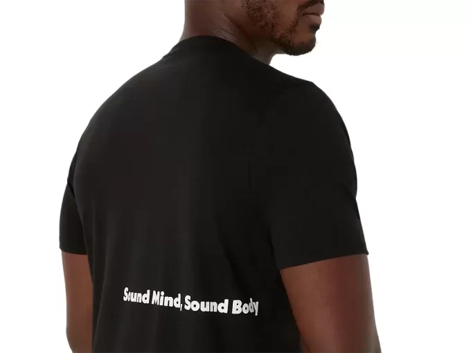 ASICS ÇİZGİLİ KISA KOLLU TİŞÖRT