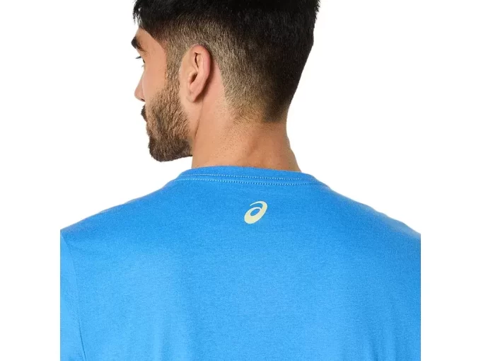 ASICS ÇİZGİLİ KISA KOLLU TİŞÖRT