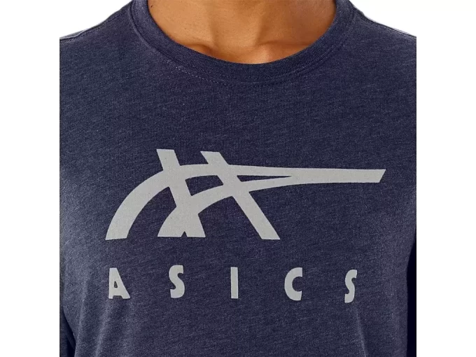ASICS ÇİZGİLİ KISA KOLLU TİŞÖRT