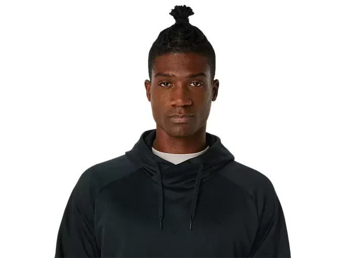 FIRÇALANMIŞ POLAR KAPÜŞONLU KAZAK