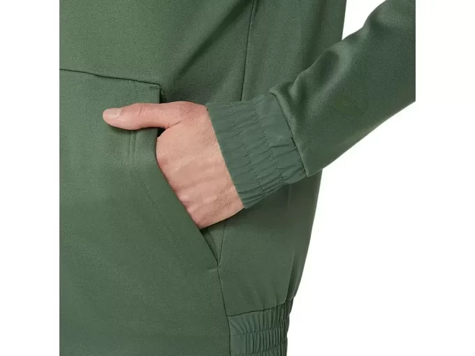 FIRÇALANMIŞ POLAR KAPÜŞONLU KAZAK