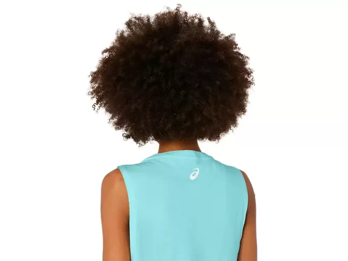 KADIN ASICS SUN IN THE SKY SLOGANLI KASLI TİŞÖRT