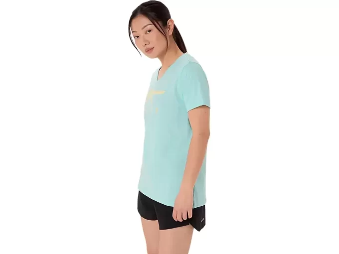 KADIN ASICS ÇİZGİLİ V YAKA KADIN ASICS ÇİZGİLİ V YAKA