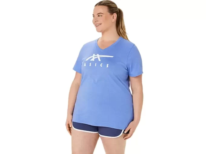KADIN ASICS ÇİZGİLİ V YAKA KADIN ASICS ÇİZGİLİ V YAKA