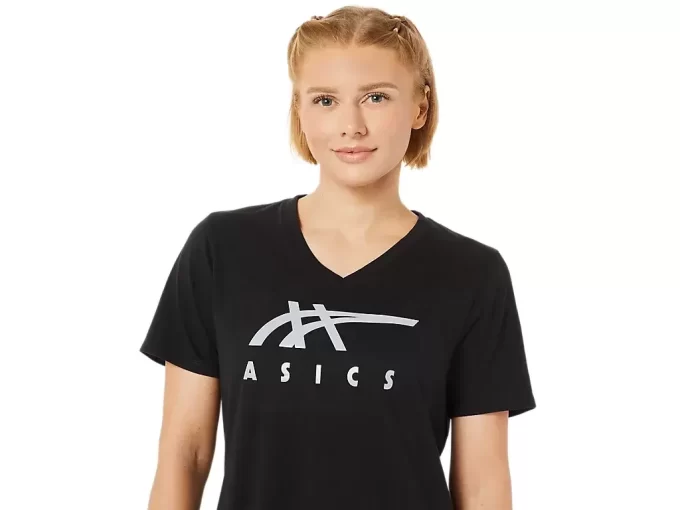 KADIN ASICS ÇİZGİLİ V YAKA KADIN ASICS ÇİZGİLİ V YAKA