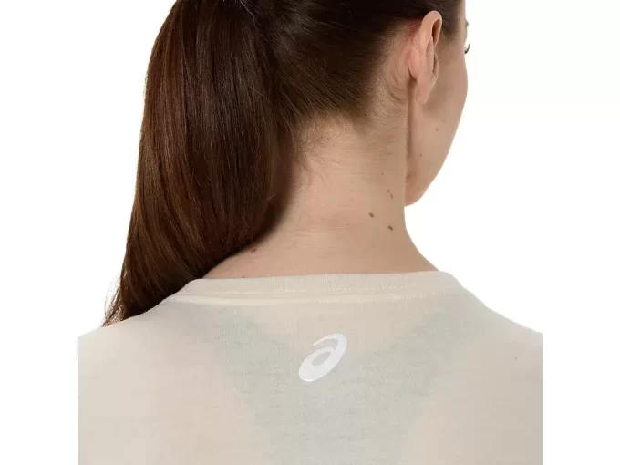 KADIN ASICS ÇİZGİLİ V YAKA