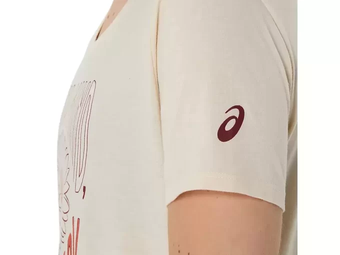 KADIN AYÇİÇEĞİ SLOGANLI V YAKA