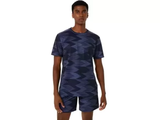 MEVSİMLİK TÜM BASKILI KISA KOLLU ÜST