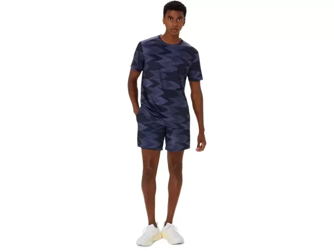 MEVSİMLİK TÜM BASKILI KISA KOLLU ÜST