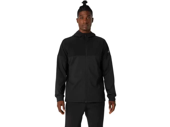 ÖRGÜ JERSEY TAM FERMUARLI KAPÜŞONLU