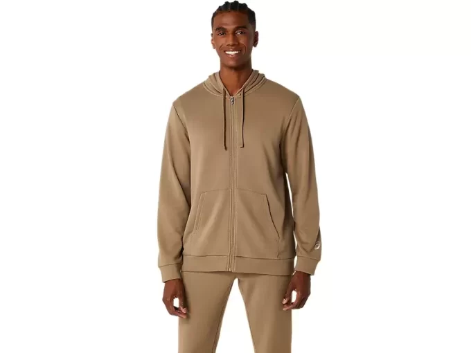 SWEAT TAM FERMUARLI KAPÜŞONLU